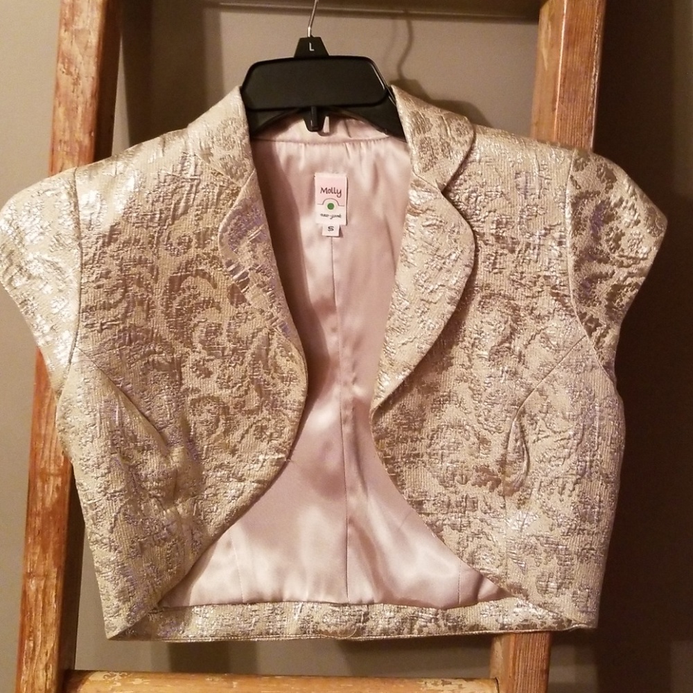 Metallic Cardigan Jacket